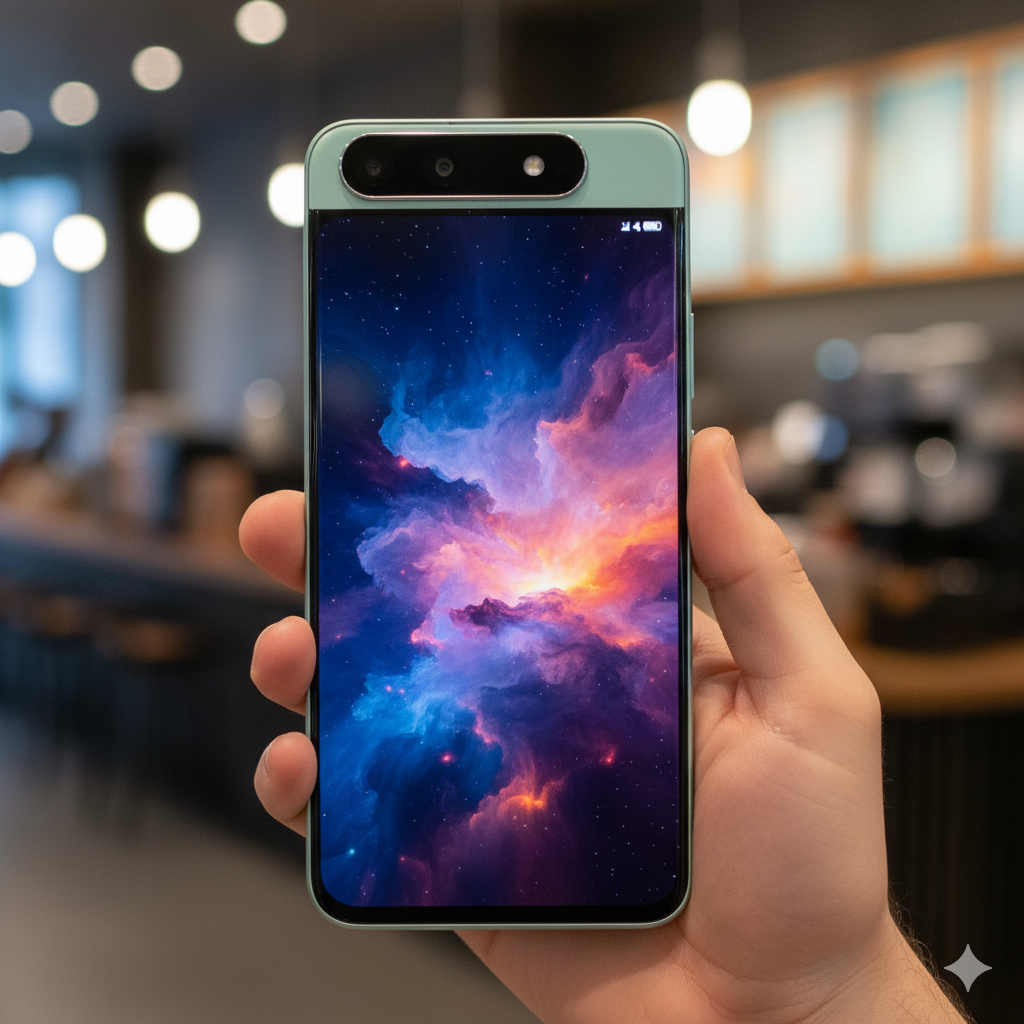 Google Pixel 9 Pro in hand, showcasing compact design and display