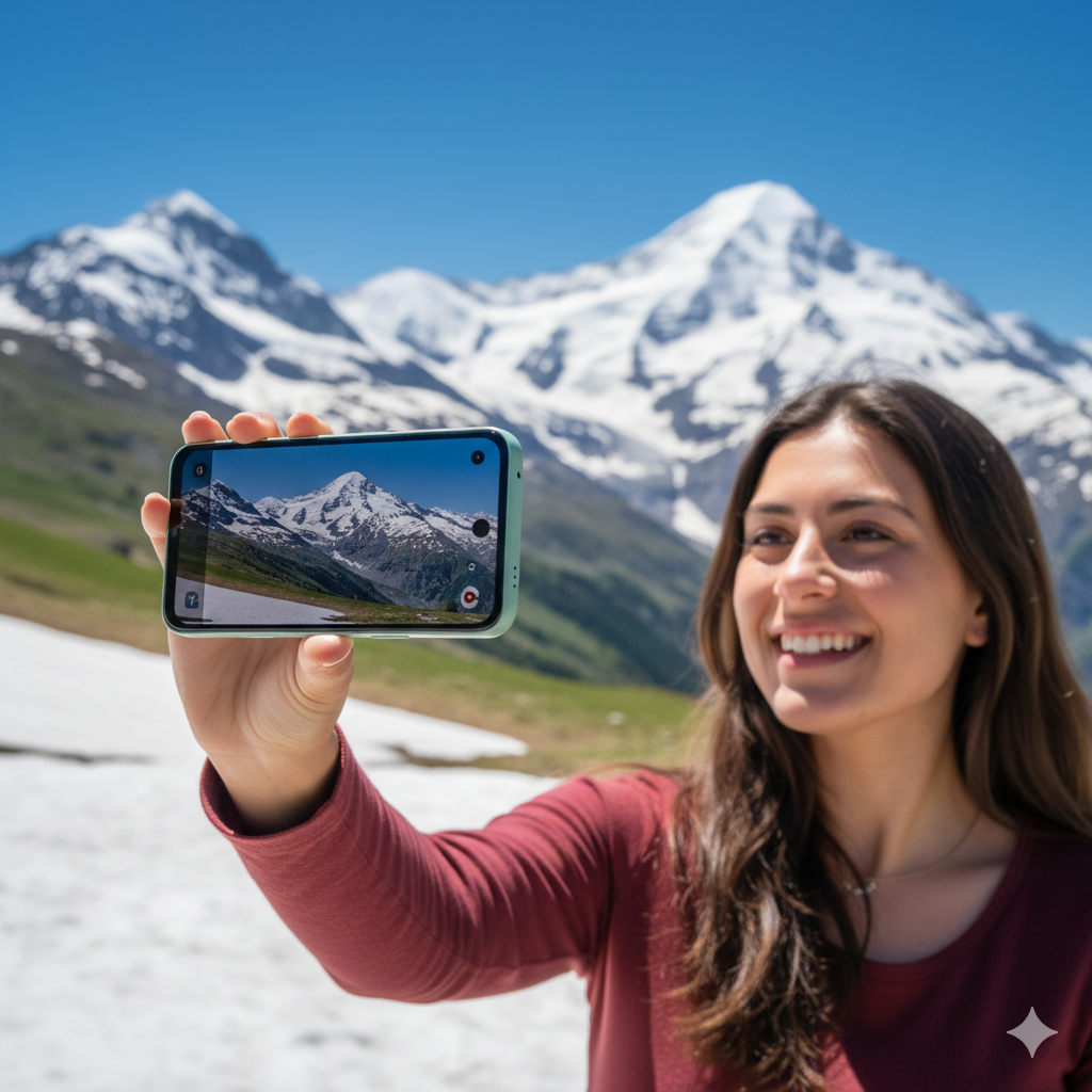 Google Pixel 9 Pro screen at maximum brightness outdoors