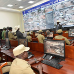 Traffic movement in Nairobi, Kenya